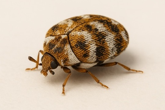 Carpet beetle infestation