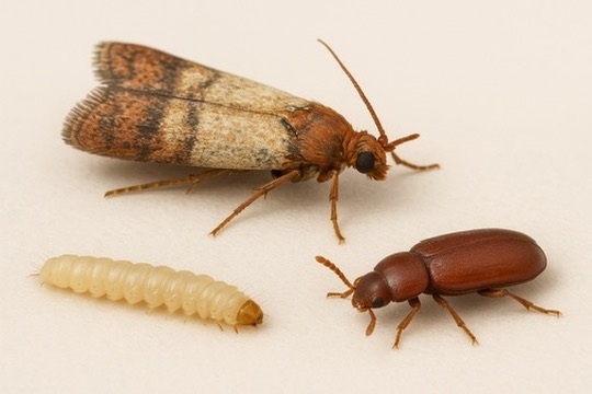 Pantry pest infestation example